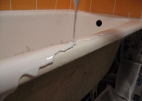 Ремонт акриловых ванн